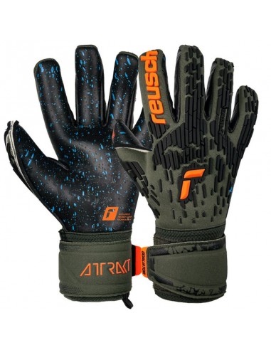 Reusch Attrakt Freegel Fusion Goaliator 5370095-5555 Î“Î¬Î½Ï„Î¹Î± Î¤ÎµÏÎ¼Î±Ï„Î¿Ï†ÏÎ»Î±ÎºÎ± Î•Î½Î·Î»Î¯ÎºÏ‰Î½ Î ÏÎ¬ÏƒÎ¹Î½Î±